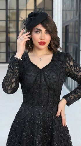 ماکسی مجلسی مزونی مدل سارا