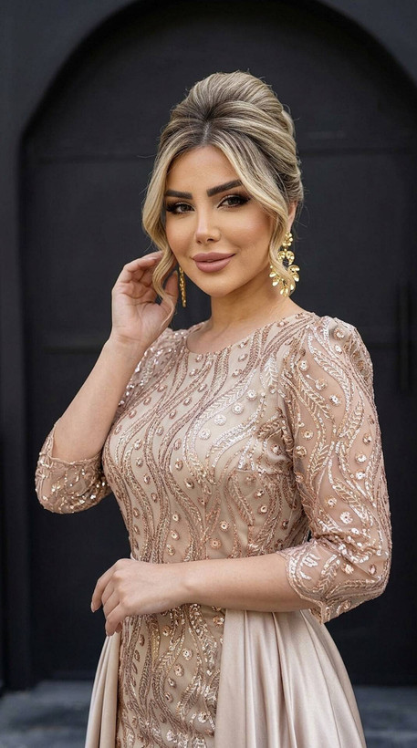 ماکسی مجلسی مدل ماه